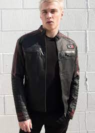 Mens Commander Shepard Mass Effect N7 Leather Jacket In 2021 Leather Jacket Best Leather Jackets Gaming Jackets