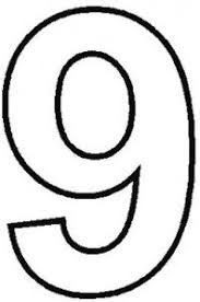 Number 9 Colouring Pages Colouring Pages Coloring Pages Color
