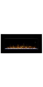 Get free shipping on qualified dimplex electric fireplaces or buy online pick up in store today in the heating, venting & cooling department. Amazon Com Dimplex Excite Linear Electric Fireplace Insert With Ceramic Heater Glass Crystal Embers Multi Colored Flame Effect And Remote Control 100in Home Kitchen