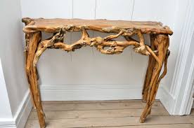 Driftwood Console Table At 1stdibs