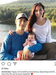 Lightning center yanni gourde announced the birth of daughter emma kate gourde on may 1, 2018. Happy Anniversary To Yanni And His Wife Marie Go Bolts Tampa Bay Lightning Tampa Bay Tampa