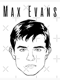 Minimalist Max Evans for Original Fans Art Board Print