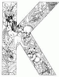 K coloring pages for adults. K Coloring Pages Coloring Home