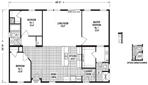 These homes are manufactured by industry leader, champion homes, and the lastest green manufacturing techniques and highest quality materials are used when building these homes. Palm River 32 X 48 1455 Sqft Mobile Home Factory Expo Home Centers
