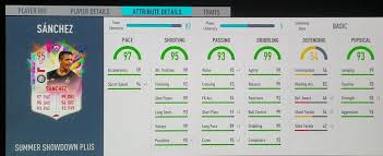 In the game fifa 18 his overall rating is 88. Alexis Sanchez Sh In Game Stats Fifa