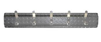 Black Aluminum Diamond Plate Lightweight Aluminum Multi Hook Hangers Diamond Plate Cabinets Hanger Diamond Plate