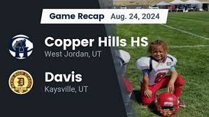 Connor Holbrook's Copper Hills High School Career Home