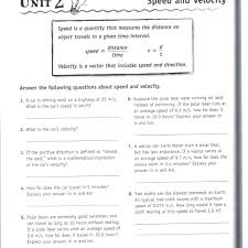 Physical Science Motion And Forces Worksheet Answers Worksheet List