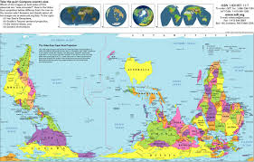 A New Kind Of Map With Nz At The Top Australian Maps Map Area Map