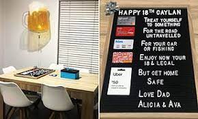 If your son is a sports enthusiast, here's an article that might help you find the perfect gift for his birthday: Mum S Genius 18th Birthday Present For Her Son Impresses Parents Across The Country Daily Mail Online