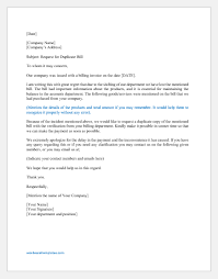 The sender of the letter may wish to attach a photograph of the. Letter Requesting Duplicate Bill Word Excel Templates