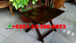 Tidak makan tempat dan baju selalu licin, pastikan kamu punya desain meja kayu ini. 6281 23 3006 853 Harga Meja Makan Lipat Kayu Jati Jakarta Meja Bel