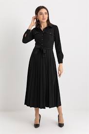 sahte cep piliseli elbise siyah elbise kisa elbiseler the dress