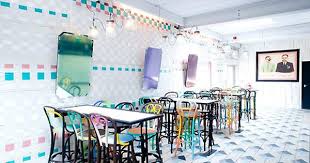 Dishoom Chowpatty Beach Bar In London London Bars Bar Interior Pop Up Bar