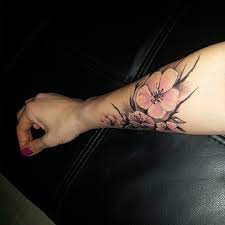 Cherry blossom tattoos on back. 150 Cherry Blossom Tattoos Meanings Ultimate Guide 2021