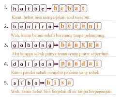 Wow nikmati desain game yang sederhana. Susunlah Huruf Di Bawah Ini Menjadi Kata Pujian Kunci Jawaban Tema 8 Kelas 1 Sd Dan Mi Halaman 136 Portal Jember Halaman 2