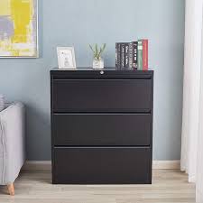 3 tilt the drawer up at 30 degrees and lift it off the extended ends of the cabinet guides. Buy Autsca 3 Drawer Lateral File Cabinet With Lock Metal Lateral Filing Cabinet For Legal Letter A4 Size Locking Wide File Cabinet With Drawers For Office Home Cabinets Online In Kazakhstan B092jgbbgm