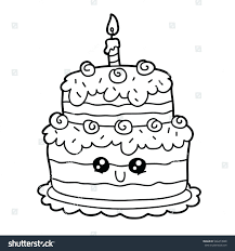 Birthdays coloring pages for kids. Birthday Cake Coloring Neighborhood