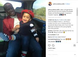 Malema has ramped up his assault on gordhan, even though gordhan's testimony to the zondo commission showed how he held back the looters unleashed by former president jacob zuma — which you'd think malema would applaud. Julius Malema Finally Shares Photo Of His Second Child