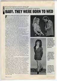 Bruce Springsteen Patti Scialfa People Magazine Wedding Article 6 24 91 Scanned By Lisa Diamond Bruce Springsteen Bruce Springsteen The Boss The Boss Bruce