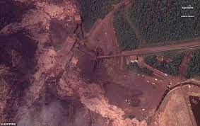 Before And After Pictures Show The Devastation Of Brazil Dam Burst Daily Mail Online