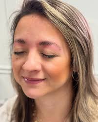 She's always such a joy to spend time with… that lami suits her🤍so fluffy!  #brow #browlamination #estheticianlife #clientlove❤️