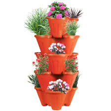 It also improves the productivity of this fruit. Pots4nature Sharpex Garden Stacking Vertical Plastic 5 Tier Indoor Outdoor Gardening Tower Planter Pot For Fresh Herbs Vegetable Flower Strawberry Buy Online In Madagascar At Madagascar Desertcart Com Productid 143331952