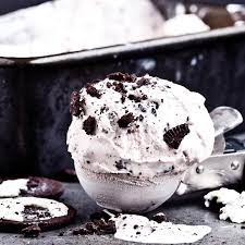 In a large bowl, combine cake mix, 1 1/3 cups water, the egg whites and oil. Cookies And Cream Ice Cream Chew Out Loud