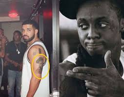 Drake is no stranger to tribute tattoos, with his collection including two of sade, . Drake Just Got A Tattoo Of Lil Wayne The New Hot 89 9