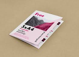 Trifold Leaflet Mockup Mockups Design Free Premium Mockups Brochure Mockup Free Brochure Mockup Psd Free Brochure Mockup Psd