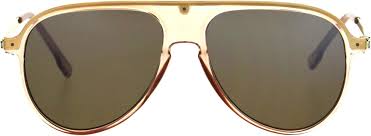 Amazon.com: Unisex Retro Fashion Sunglasses Racer Aviators Metal Plastic Frame UV 400 Beige : Clothing, Shoes & Jewelry