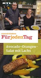 Avocado Orangen Salat Mit Lachs Salat Mit Lachs Essen Und Trinken Rezepte Essen Und Trinken