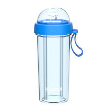 Kawaii Double Sided Drinking Bottle 600ml Kawaiitherapy Bottle Straw Bottle Water Bottle