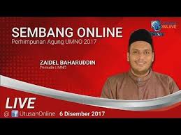 .hamidi, iaitu teks perasmian perhimpunan agung umno 2017 (pau2017) yang berlaku sebelum pilihan keywords: Sembang Online Perhimpunan Agung Umno 2017 Zaidel Baharuddin Video Dailymotion