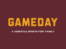 Great for creating graphics for your favorite team to share on instagram & social media. Gameday Font By Ort Design Studio On Dribbble