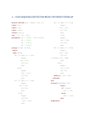 Today we are going to look at sequence 1001. Http Ee Ump Edu My Hazlina Teaching Esd Teaching Esd Lab2 Fsm Samplesourcecodes Pdf