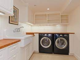 If you have space on your basement laundry room, setting up a station to iron your work clothes before hanging them in your storage room is an added convenience. Basement Laundry Room Ideas And Furniture Tips Deavita