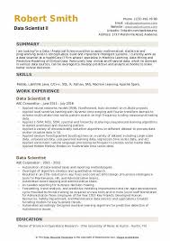 Write it the right way. Data Scientist Resume Samples Qwikresume