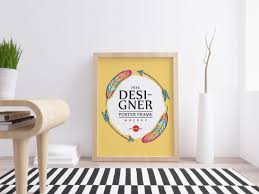 Here Is An Awesome Poster Frame Psd Mockup Which Is Wonderful For Your Design Branding With The Smart Objec Frame Mockup Free Frame Mockups Poster Mockup Free