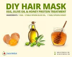 1 tablespoon of honey (i highly recommend using this or this honey). Easta Medical On Twitter Diy Hair Mask 1 Mix Two Eggs With Two Tablespoons Of Olive Oil And Also In The Honey Until Creamy 2 Smooth Through From Roots To Ends Of Your Hair