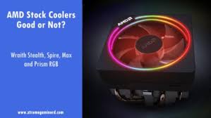 With a 40% increase in cooling capacity compared to stock cooling, you'll maximize your gpu clock speeds for higher performance and better frame rates comprehensive compatibility: Are Ryzen Stock Coolers Good