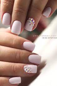 41 Best Wedding Nail Ideas For Elegant Brides Bride Nails White Acrylic Nails Short Acrylic Nails Designs