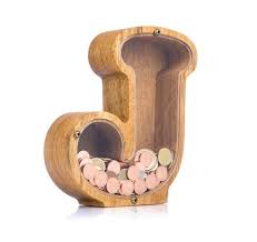 Wood Piggy Bank For Kids And Adults Letter J Personalized Coin Bank For Boys And Girls It hit the sweet spot. acres of fun