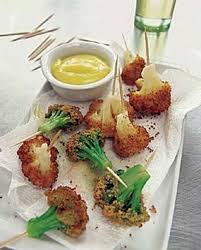 Chou Fleur Et Brocolis Frits Pour 4 Personnes Recettes Elle A Table Recette Brocoli Frit Chou Fleur Frit Brocolis