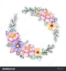 1) undangan walimatul ursy dengan motif border bunga. Border Bunga Lingkaran