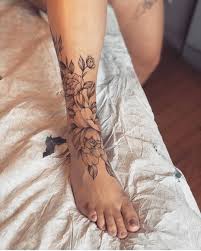 Tattooed Girls On Instagram Follow Us For More Posts Tatts All Model Nessaaa Inkedtattoo Tatt Leg Tattoos Women Wrap Around Ankle Tattoos Leg Tattoos