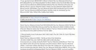 In april, the studio announced that the movie would be pushed from a june 24 release. Top Gun Maverick 2020 Google Docs Mp4 Google Drive