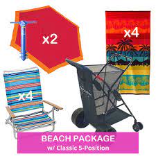 Beach Package Classic Beach Chair Rentals In Ft Myers Florida Baby S Away Travel Baby Gear Rentals Packages