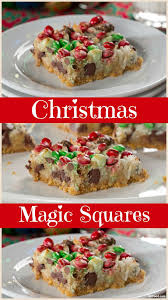 Christmas Magic Squares Recipe Cookies Recipes Christmas Recipes Christmas Food