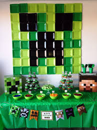I hardly know where to begin…so, i'll jump right in to the start of the party and i'll share about all the … Pin By Path On My Creative Side Minecraft Birthday Decorations Minecraft Party Decorations Minecraft Birthday Party